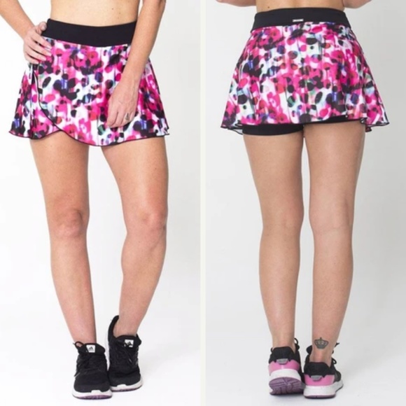 Athleisure - Pink Blur Skort - Picture 2 of 7